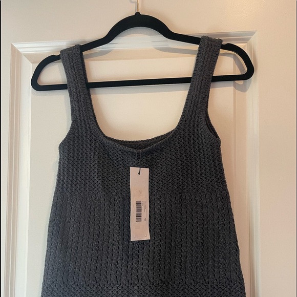 KOTN Samia Square-Neck Knit Tank - Picture 5 of 7
